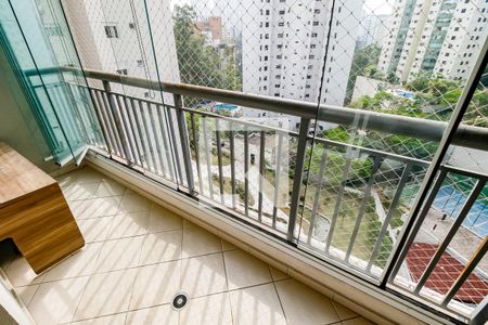 Varanda da Sala de apartamento para alugar com 2 quartos, 67m² em Vila Andrade, São Paulo