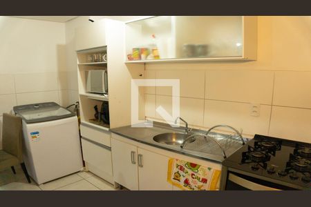 Cozinha de apartamento à venda com 2 quartos, 47m² em Primavera, Novo Hamburgo