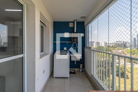 Varanda da Sala de apartamento para alugar com 2 quartos, 54m² em Alphaville Empresarial, Barueri