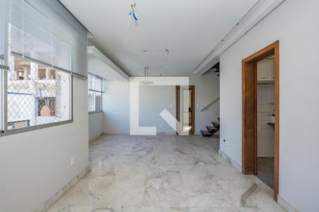 Sala 1 de apartamento à venda com 3 quartos, 150m² em Coração de Jesus, Belo Horizonte