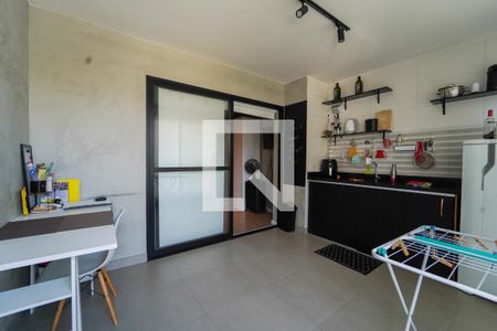 Cozinha de kitnet/studio à venda com 1 quarto, 29m² em Bom Retiro, São Paulo