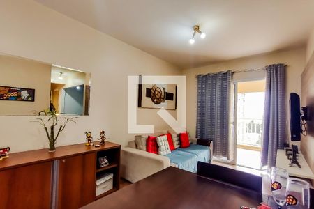 Sala de apartamento à venda com 2 quartos, 76m² em Campestre, Santo André