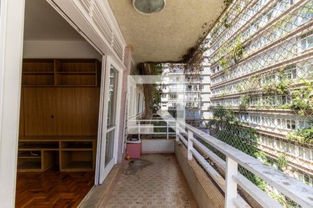 Varanda de apartamento à venda com 3 quartos, 128m² em Higienópolis, São Paulo