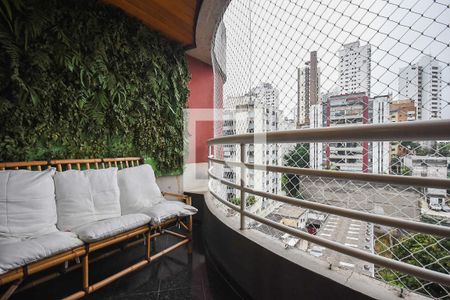 Varanda de apartamento à venda com 3 quartos, 124m² em Real Parque, São Paulo