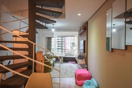 Sala de apartamento à venda com 3 quartos, 124m² em Real Parque, São Paulo