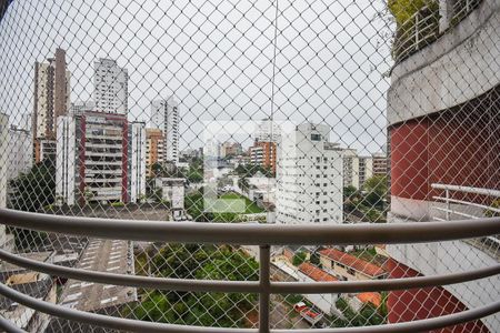 Varanda de apartamento à venda com 3 quartos, 124m² em Real Parque, São Paulo