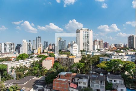 Vista da varanda de kitnet/studio à venda com 1 quarto, 34m² em Vila Mariana, São Paulo
