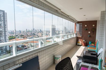 Varanda de apartamento à venda com 3 quartos, 136m² em Vila Dom Pedro I, São Paulo