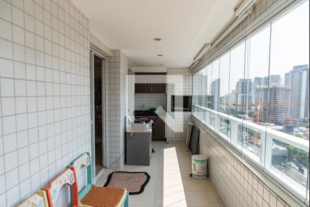 Varanda de apartamento à venda com 3 quartos, 136m² em Vila Dom Pedro I, São Paulo