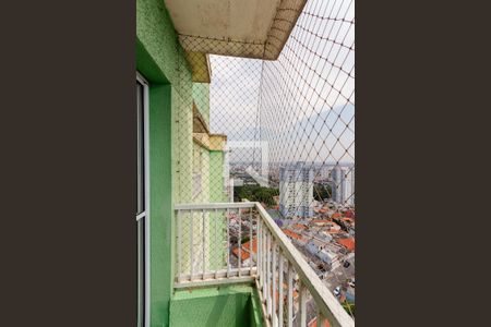 Varanda  de apartamento à venda com 2 quartos, 54m² em Vila Príncipe de Gales, Santo André