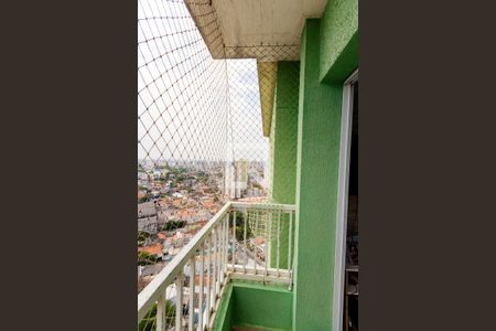 Varanda  de apartamento à venda com 2 quartos, 54m² em Vila Príncipe de Gales, Santo André