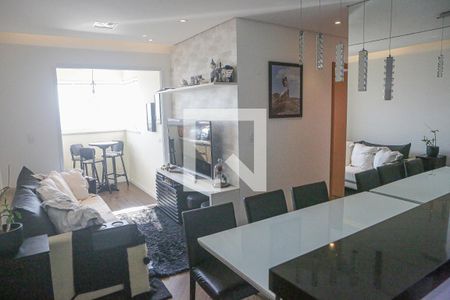 Sala - Sala de Jantar de apartamento à venda com 2 quartos, 52m² em Vila Humaitá, Santo André