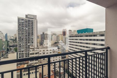 Varanda do Studio de kitnet/studio para alugar com 1 quarto, 24m² em Vila Buarque, São Paulo