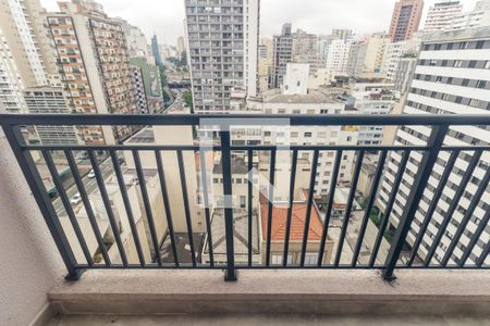 Varanda do Studio de kitnet/studio para alugar com 1 quarto, 24m² em Vila Buarque, São Paulo