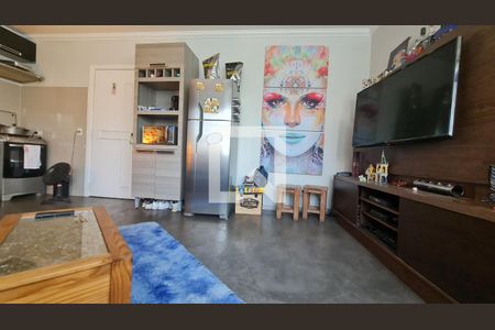 Sala/Cozinha de apartamento para alugar com 1 quarto, 42m² em Paraíso do Morumbi, São Paulo