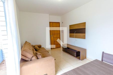 Sala de apartamento para alugar com 1 quarto, 60m² em Guilhermina, Praia Grande