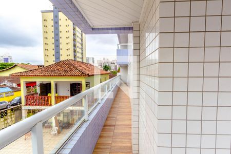 Varanda de apartamento para alugar com 1 quarto, 60m² em Guilhermina, Praia Grande