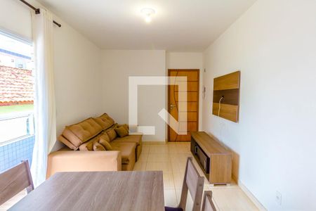 Sala de apartamento para alugar com 1 quarto, 60m² em Guilhermina, Praia Grande