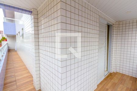 Varanda de apartamento para alugar com 1 quarto, 60m² em Guilhermina, Praia Grande