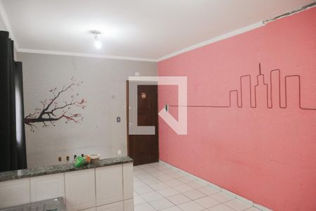 Sala - Sala de Jantar - Cozinha de apartamento à venda com 2 quartos, 47m² em Jardim Santo Antônio, Santo André