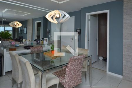 Sala de Jantar de apartamento à venda com 3 quartos, 123m² em Recreio dos Bandeirantes, Rio de Janeiro