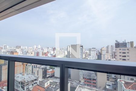Varanda de kitnet/studio para alugar com 1 quarto, 28m² em República, São Paulo