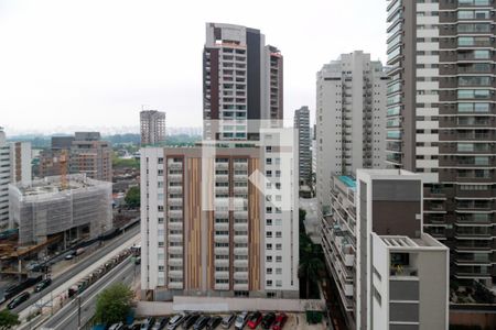 Vista da Varanda de apartamento à venda com 1 quarto, 70m² em Moema, São Paulo