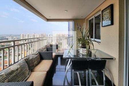 Varanda gourmet de apartamento à venda com 3 quartos, 134m² em Santa Paula, São Caetano do Sul