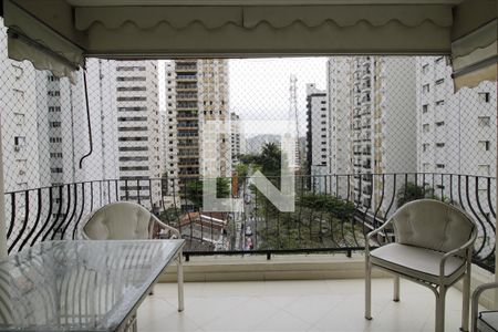 Varanda da Sala de apartamento para alugar com 3 quartos, 140m² em Centro, Guarujá