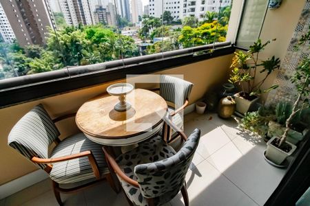 Varanda da Sala de apartamento à venda com 3 quartos, 98m² em Vila Andrade, São Paulo