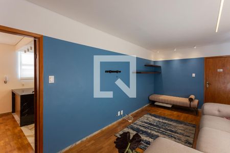 Sala de apartamento à venda com 3 quartos, 130m² em Sion, Belo Horizonte