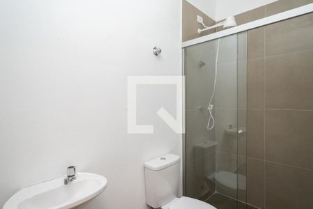 Banheiro de kitnet/studio para alugar com 1 quarto, 20m² em Rudge Ramos, São Bernardo do Campo