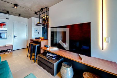 Sala de apartamento à venda com 2 quartos, 58m² em Vila Dom Pedro I, São Paulo