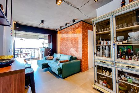 Sala de apartamento à venda com 2 quartos, 58m² em Vila Dom Pedro I, São Paulo