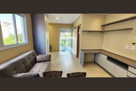 Sala de kitnet/studio para alugar com 1 quarto, 35m² em José Menino, Santos