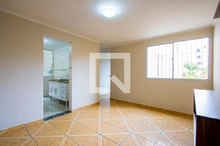 Sala de apartamento para alugar com 2 quartos, 54m² em Vila Alzira, Santo André