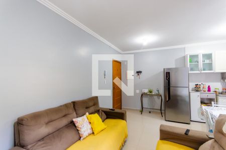 Sala de apartamento à venda com 2 quartos, 71m² em Parque Capuava, Santo André