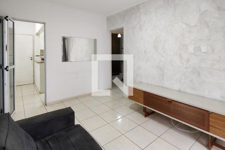 Sala de apartamento para alugar com 2 quartos, 60m² em Canto do Forte, Praia Grande