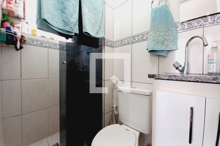 Banheiro do Quarto 1 de apartamento à venda com 3 quartos, 64m² em São Bernardo, Campinas