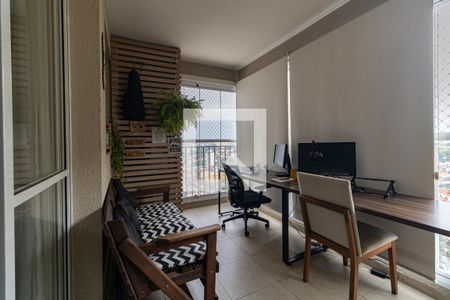 Varanda da Sala de apartamento à venda com 2 quartos, 80m² em Vila Brasílio Machado, São Paulo