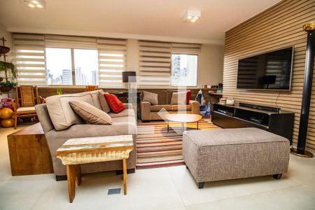 Sala, ambiente estar de apartamento à venda com 2 quartos, 110m² em Vila Olímpia, São Paulo