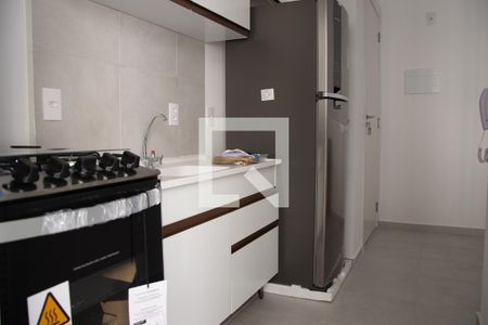 Cozinha de apartamento à venda com 2 quartos, 43m² em Várzea da Barra Funda, São Paulo