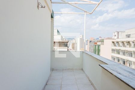 Varanda de apartamento à venda com 2 quartos, 120m² em Centro, Belo Horizonte