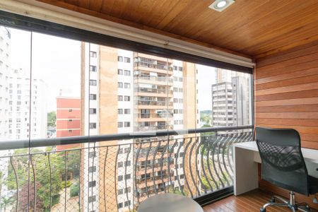 Varanda da Sala de apartamento para alugar com 2 quartos, 90m² em Brooklin Paulista, São Paulo