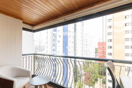 Varanda da Sala de apartamento para alugar com 2 quartos, 90m² em Brooklin Paulista, São Paulo