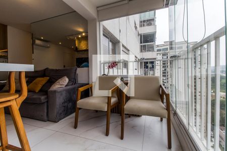 Varanda gourmet de apartamento para alugar com 2 quartos, 48m² em Alphaville Empresarial, Barueri