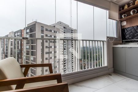 Varanda gourmet de apartamento para alugar com 2 quartos, 48m² em Alphaville Empresarial, Barueri