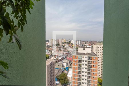 Vista da varanda da sala  de apartamento à venda com 2 quartos, 64m² em Jardim Diadema, Diadema