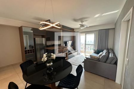 Sala de apartamento para alugar com 1 quarto, 43m² em Alto da Boa Vista, Ribeirão Preto