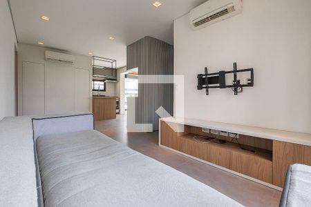 Sala/Cozinha de apartamento à venda com 1 quarto, 70m² em Pinheiros, São Paulo